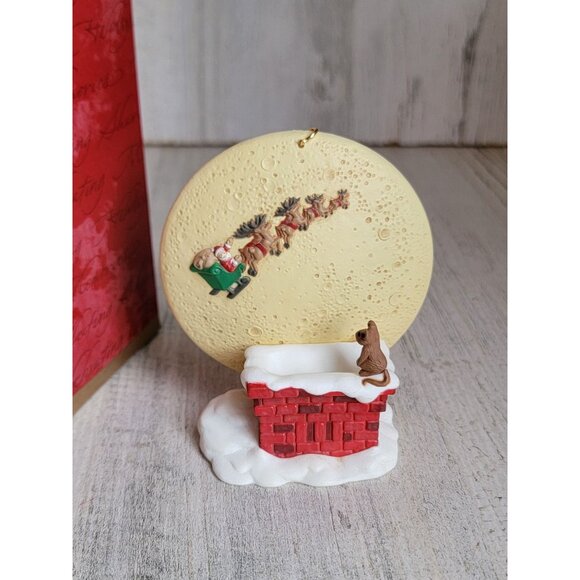 Hallmark happy Christmas to all! Vintage ornament Xmas - Picture 1 of 7